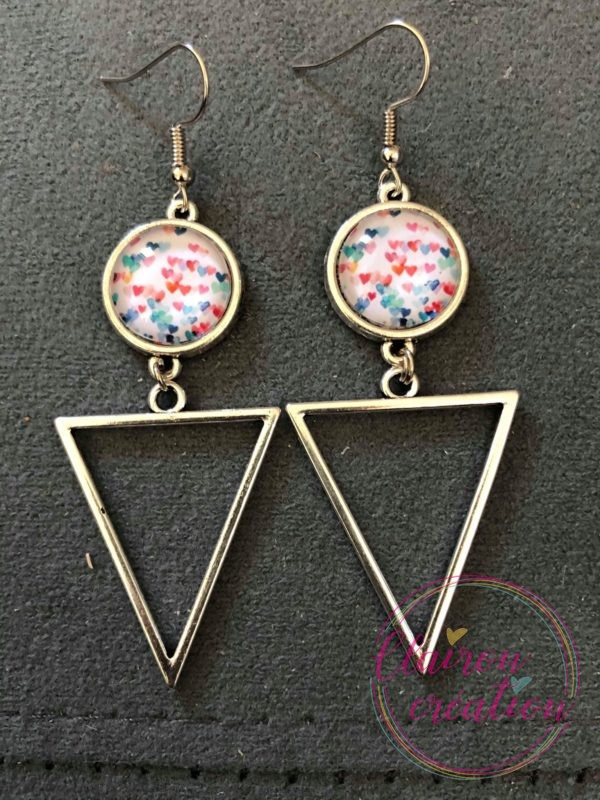 Boucles pendantes petits Cœurs