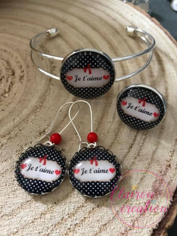Parure Je t'aime