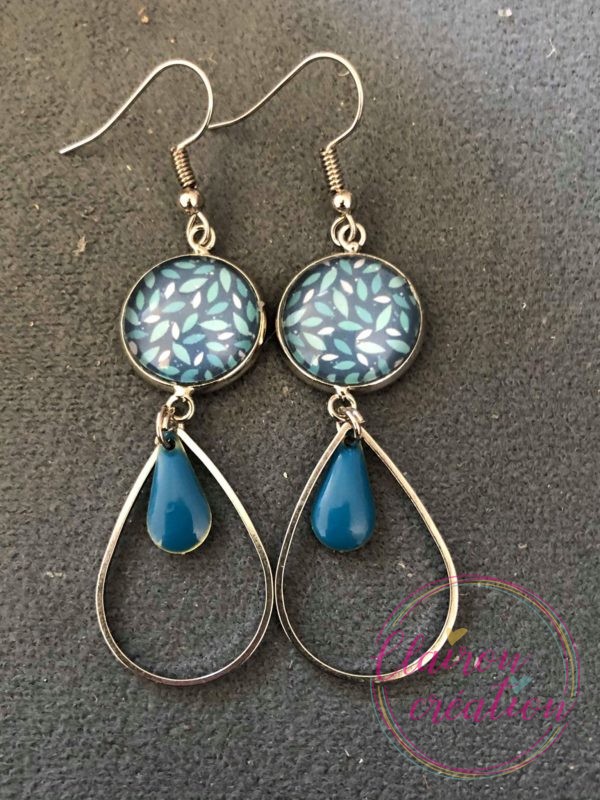 Boucles pendantes Pétales de Feuilles