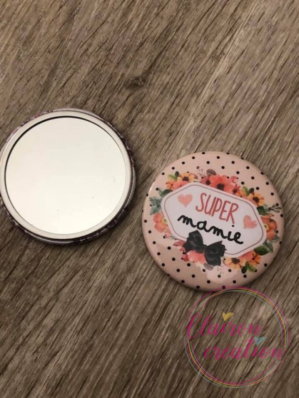 Miroir de poche Super Mamie