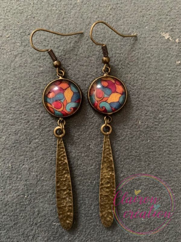Boucles pendantes Méli Mélo en Couleurs