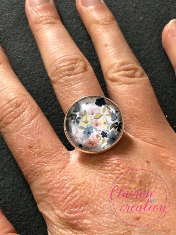 Bague Fleurs Pastel