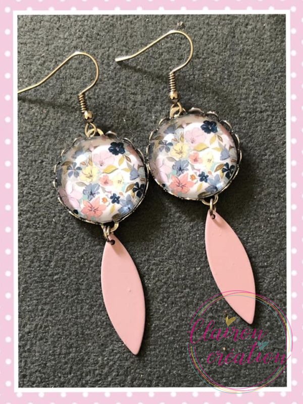 Boucles Fleurs Pastel