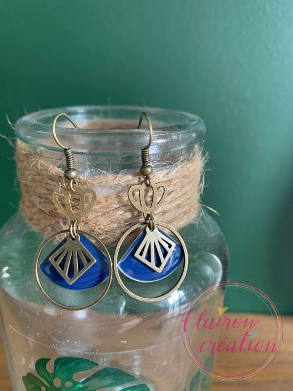 Boucles Mulan Bleu