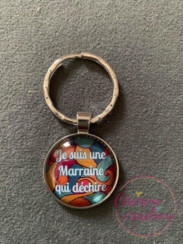 Porte Clé Zig Zag Marraine qui Déchire