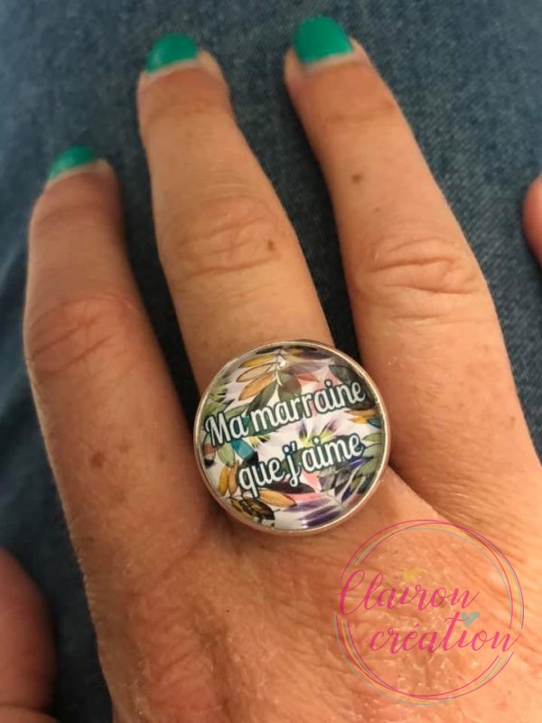 Bague ma Marraine que j'aime