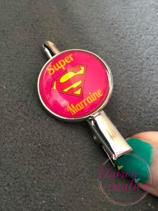 Barrette Super Marraine