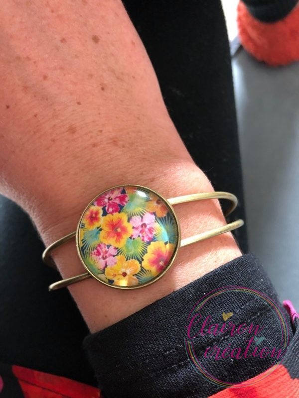 Bracelet Manchette Natures Fleuris
