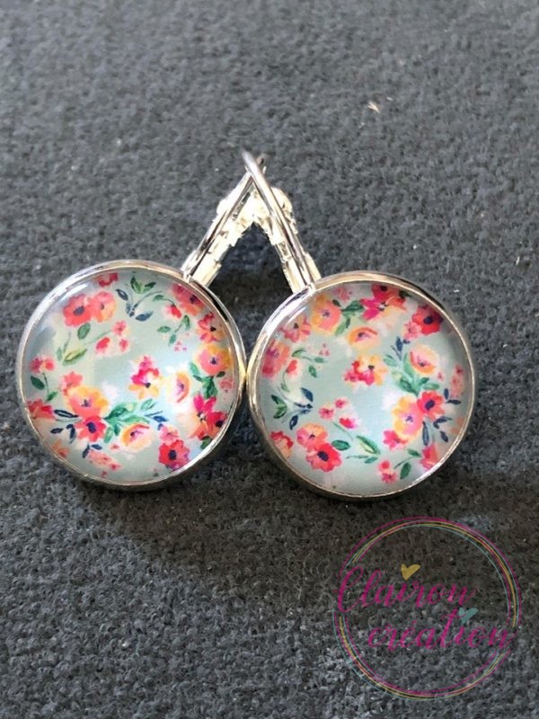 Boucles dormeuses Petites Fleurs