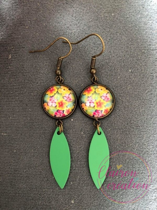 Boucles pendantes Natures Fleuris