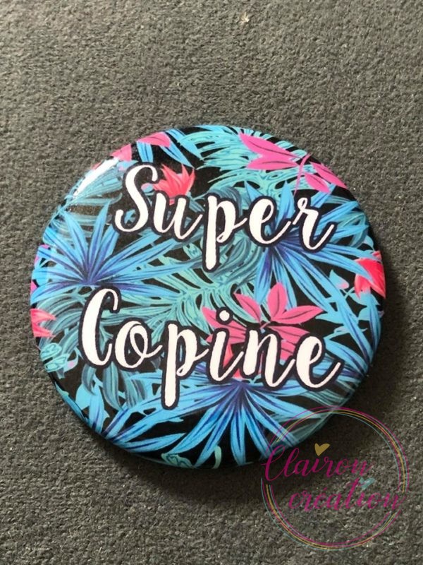 Miroir de poche Super Copine