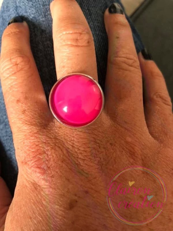 Bague Rose Argentée