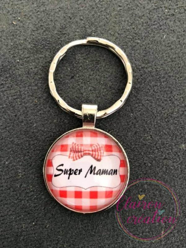 Porte Clé super maman (3)