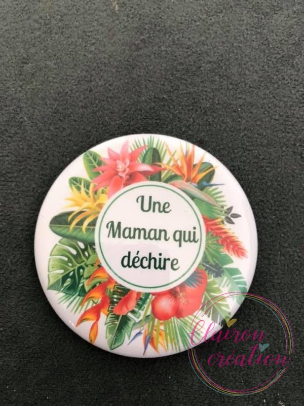 Miroir de poche une maman qui déchire