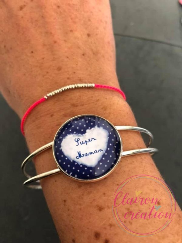 Bracelet Manchette super maman