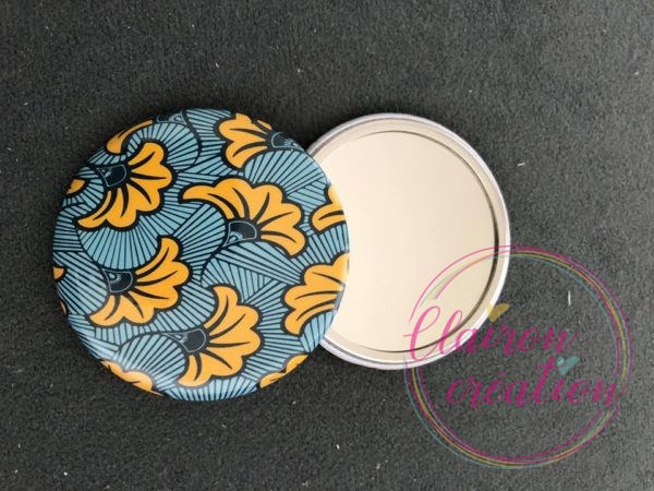 Miroir de poche Wax Jaune