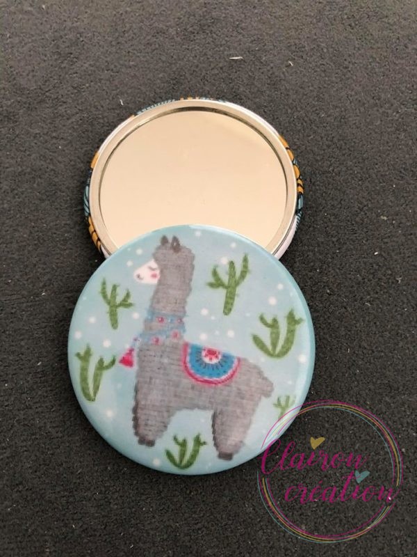 Miroir de poche Lama