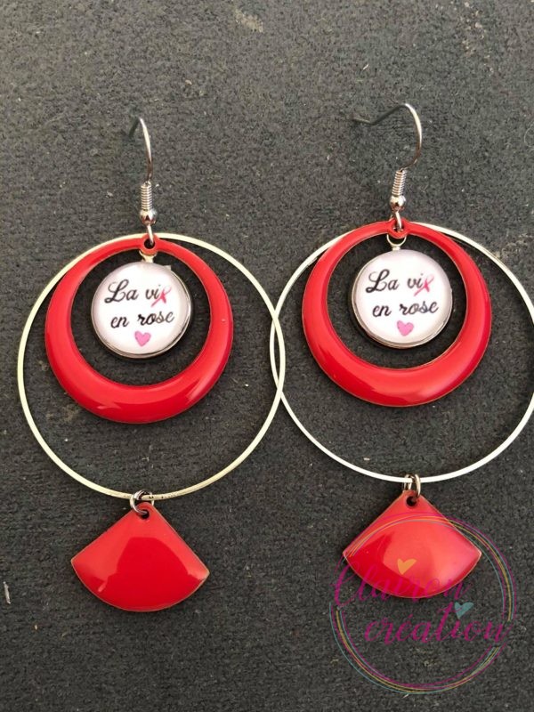 🎀 Octobre Rose 🎀  Boucles La vie en Rose