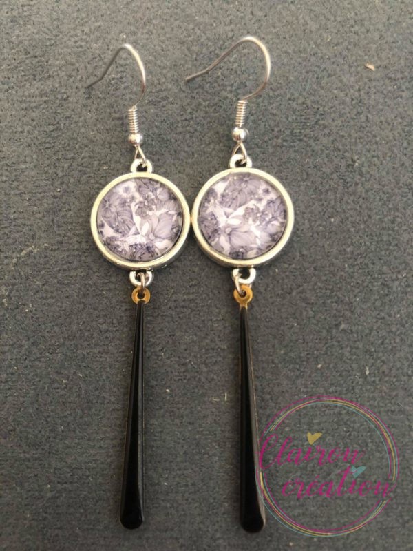 Boucles Pendantes Bâtonnets (8)