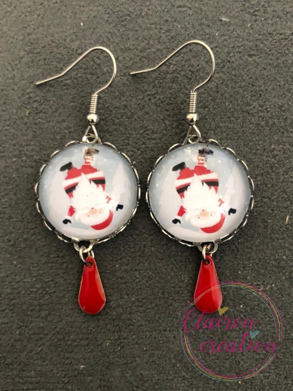 Boucles goutte Noël (2)