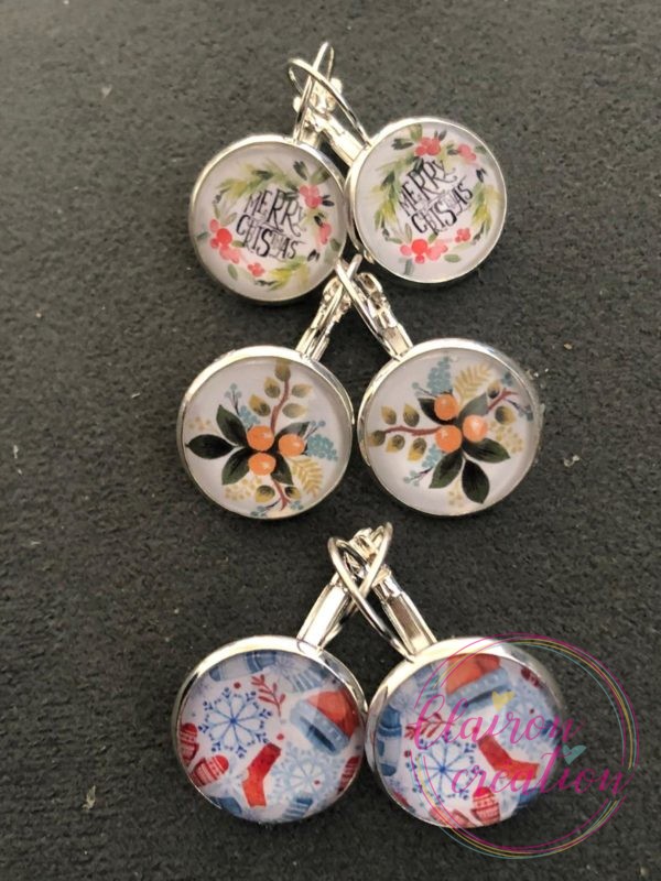 Boucles dormeuses Noël (4)