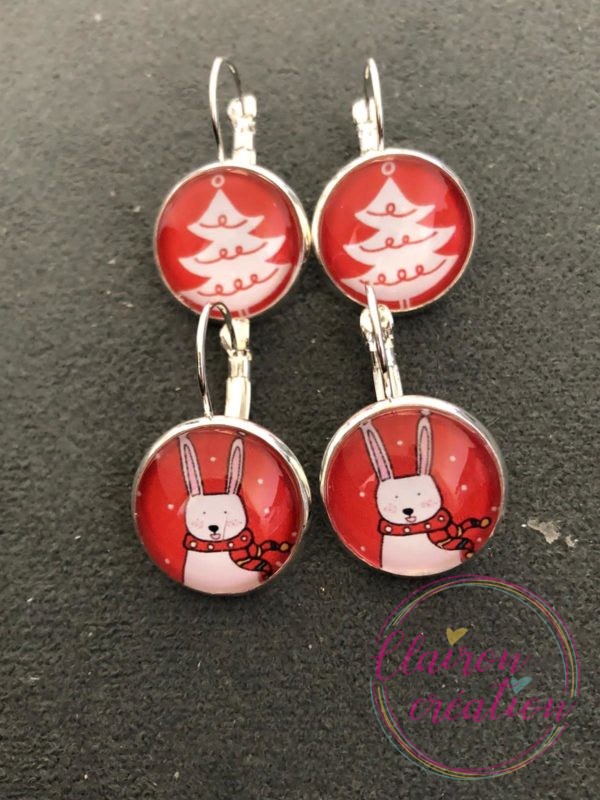 Boucles dormeuses Noël (1)