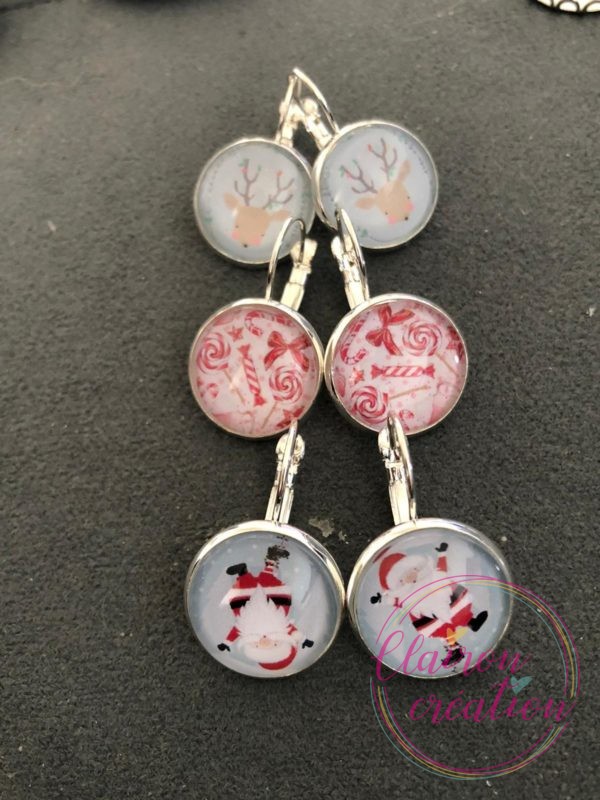 Boucles dormeuses Noël (2)