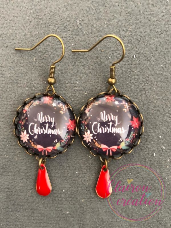 Boucles goutte Noël (1)