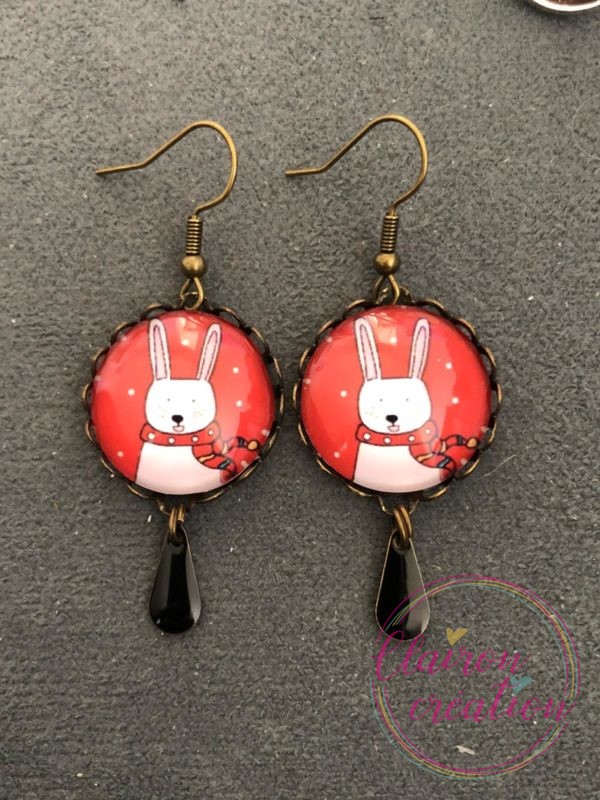 Boucles goutte Noël (5)