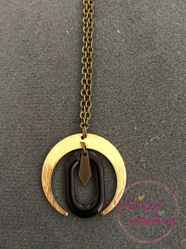 Sautoir / Collier demi lune (6)