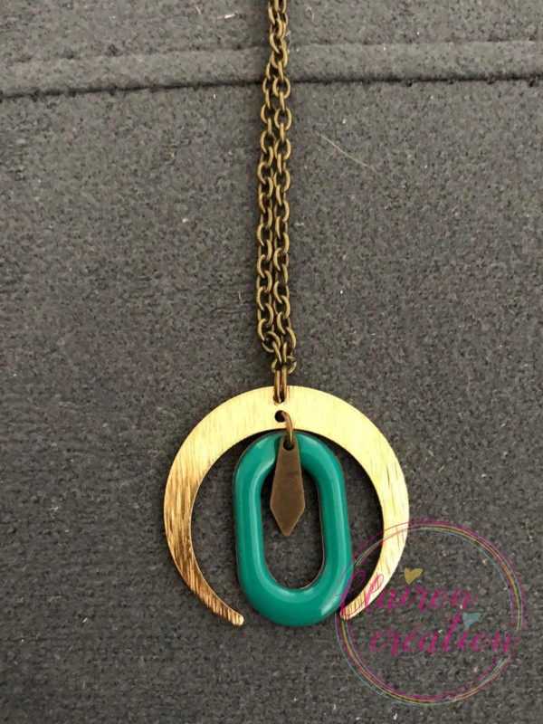 Sautoir / Collier demi lune (9)