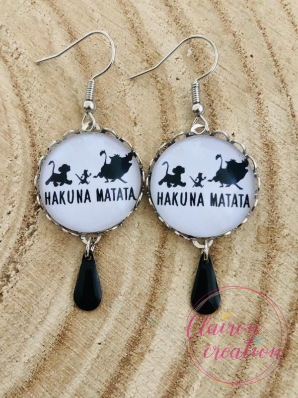 Boucles pendantes Gouttes Hakuna (61)