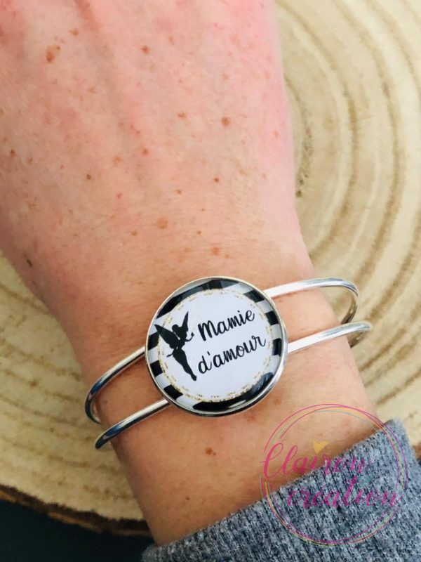 Bracelet Manchette Mamie d'amour