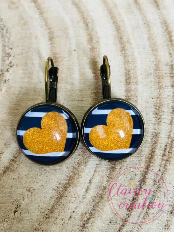 Boucles dormeuses Amour (140)