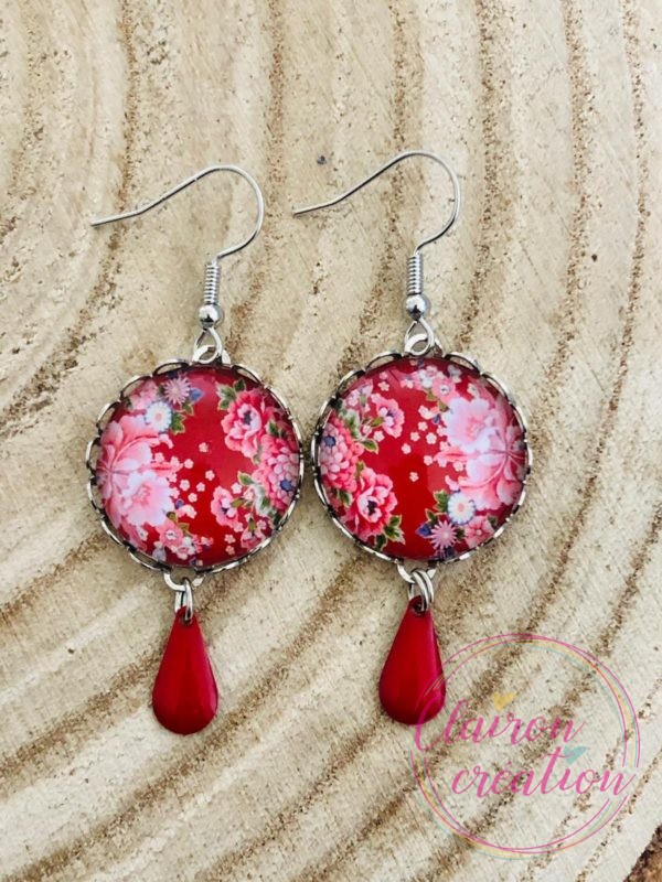 Boucles pendantes Gouttes Japon 93