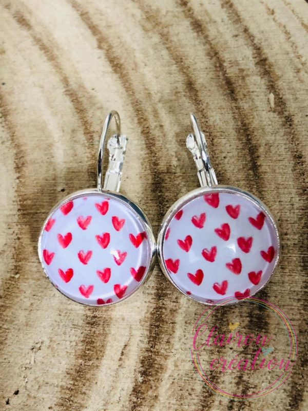 Boucles dormeuses Amour (134)