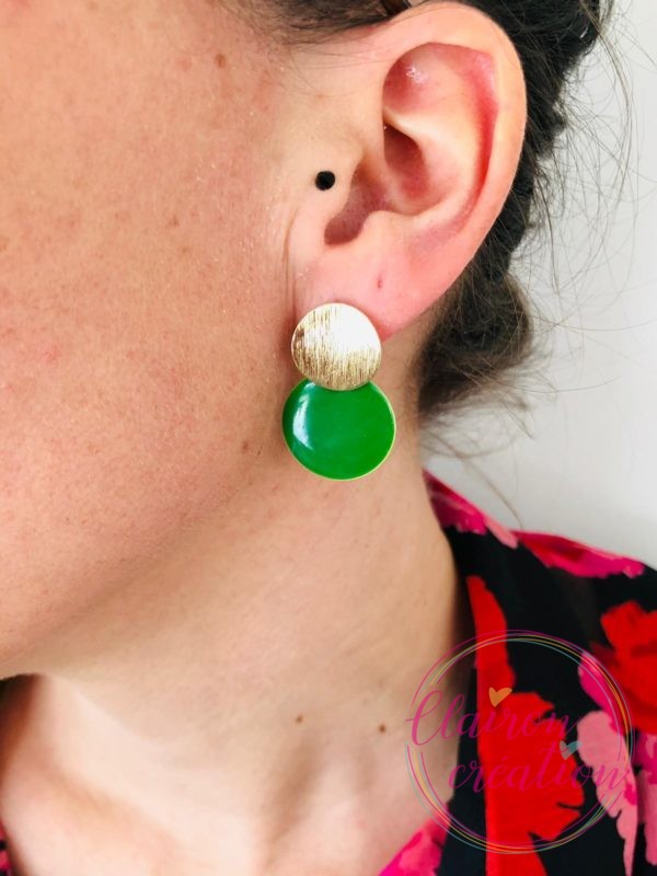 Boucles dorées M&M's (6)