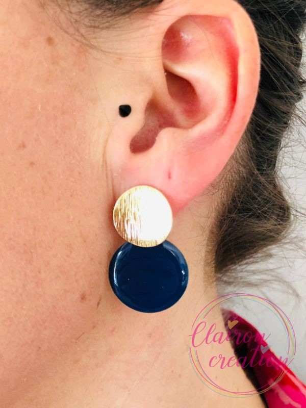 Boucles dorées M&M's (12)
