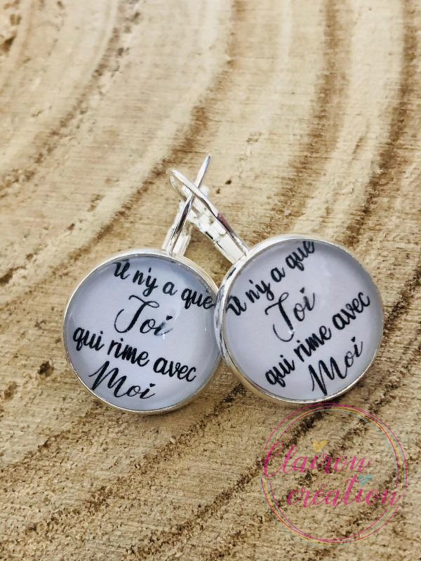Boucles dormeuses Amour (130)