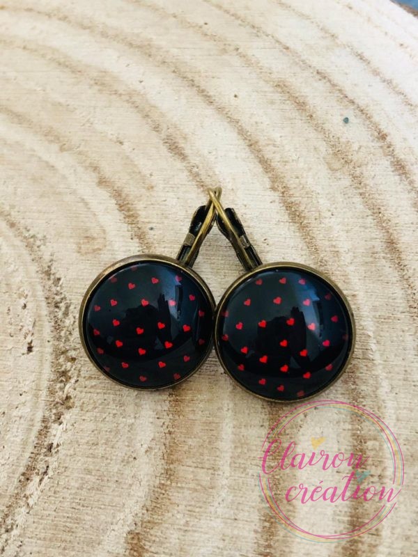 Boucles dormeuses Amour (129)