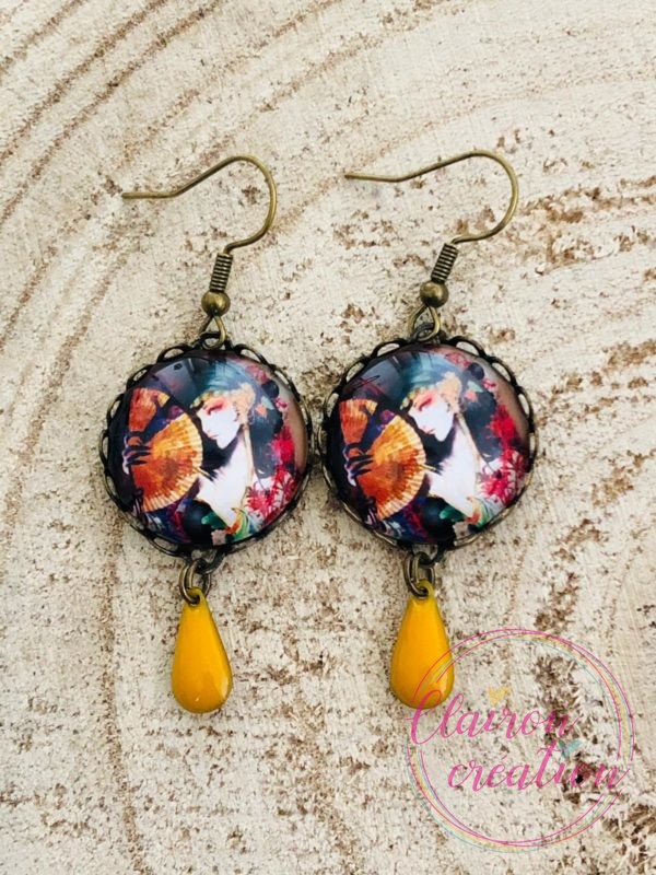 Boucles pendantes Gouttes Japon 94