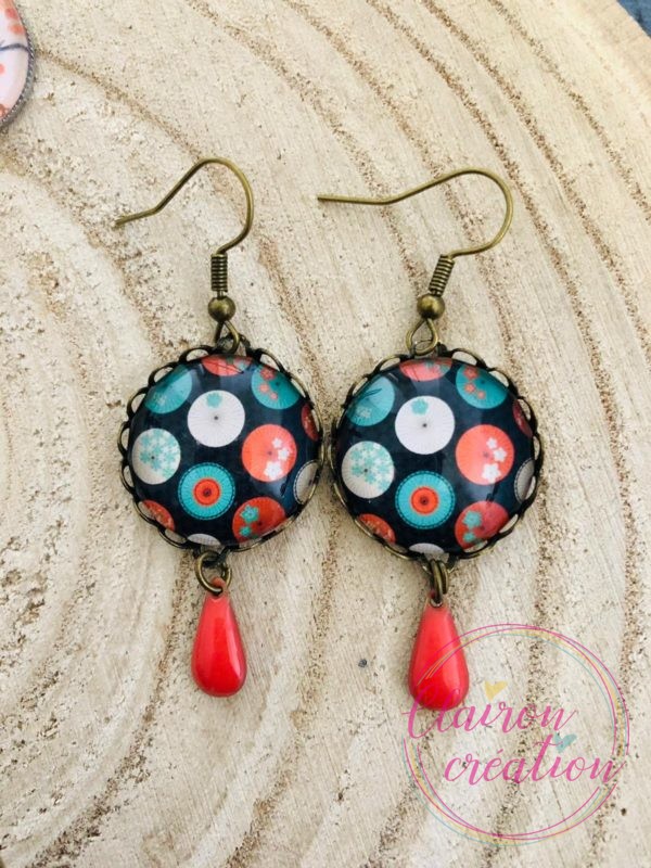 Boucles pendantes Gouttes Japon 95
