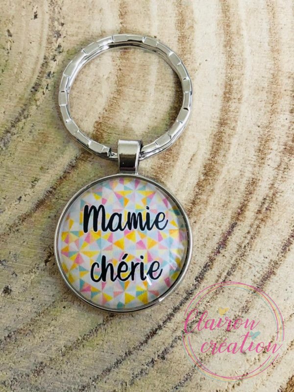 Porte Clé Super Mamie Chérie