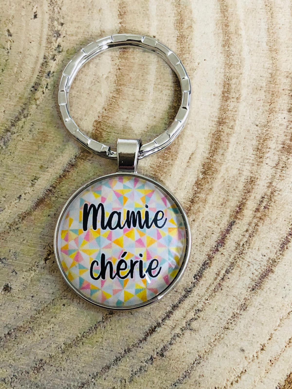 Porte clés Mamie Chérie