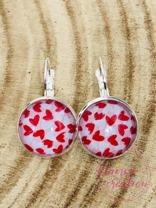 Boucles dormeuses Amour (138)