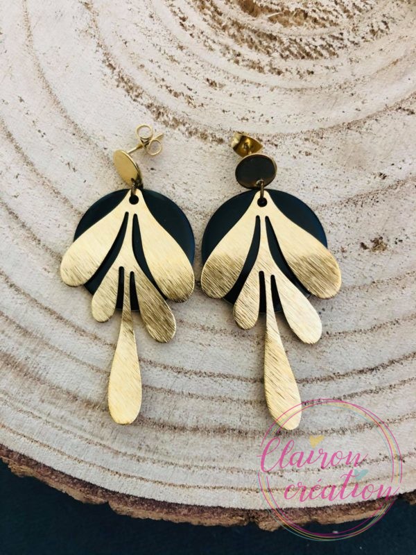 Boucles Abbie (7) Noir
