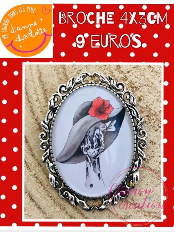 Broche Asso Un Sourire dans les Yeux d'Anne Charlotte