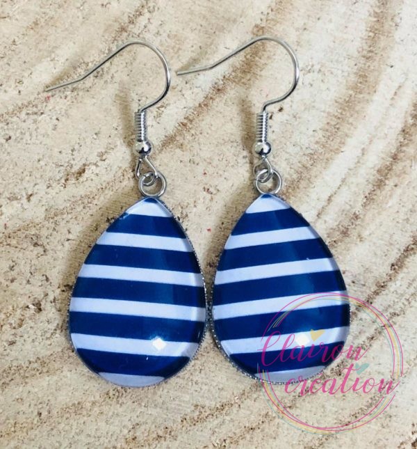 Boucles goutte Marin (148)