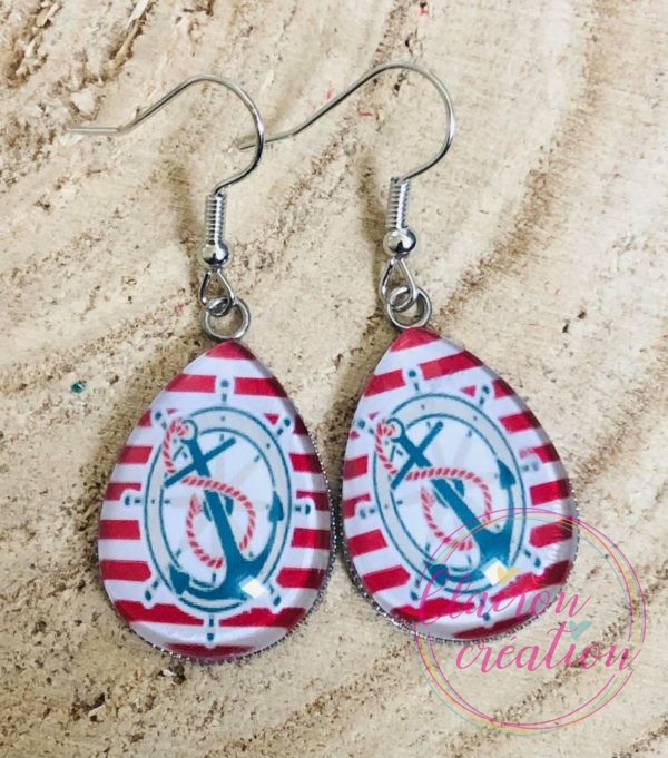 Boucles goutte Marin (147)