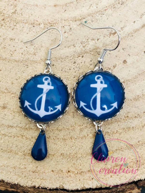 Boucles pendantes Marin (5)